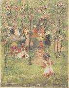 Maurice Prendergast Spring in Franklin Park china oil painting artist